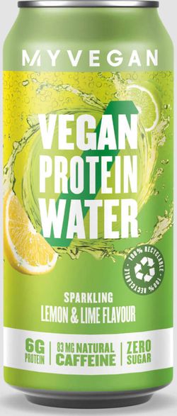 Myvegan  Perlivá proteinová voda vhodná pro vegany - Lemon Lime