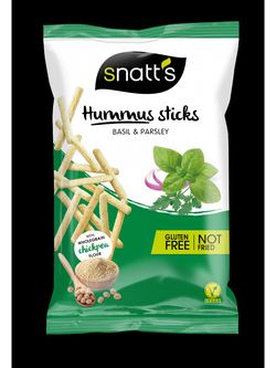 Snatt's Snatt´s Hummus sticks - bazalka petržel 85g BEZLEPKOVÉ