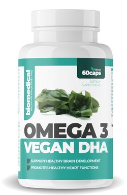 Omega 3 Vegan DHA Softgels 60 softgels