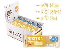 MIXIT Tyčinka Mixitka bez lepku Slaný karamel 46 g