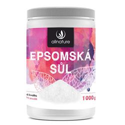 Allnature Epsomská sůl 1000 g Množství: 1000 g