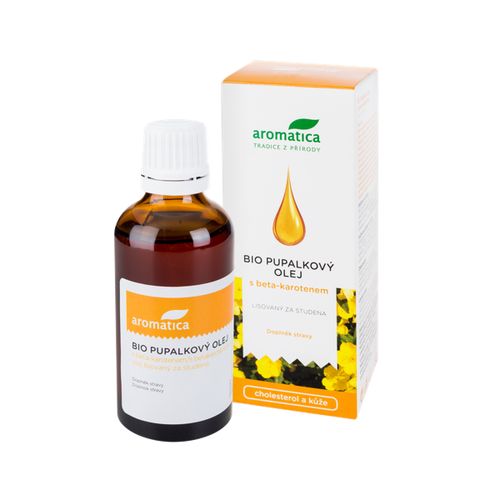 AROMATICA BIO Pupalkový olej s beta-karotenem a vitamínem E 50 ml