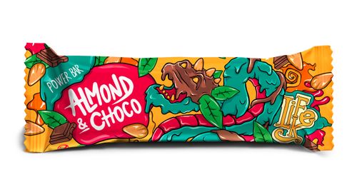LIFELIKE Power Bar Almond Chocolate 50g