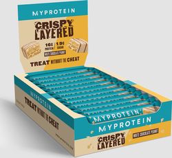 MyProtein  Tyčinka Crispy Layered Bar - White Chocolate Peanut