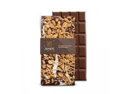 JANEK 34% Čokoláda mléčná s arašídy 105g